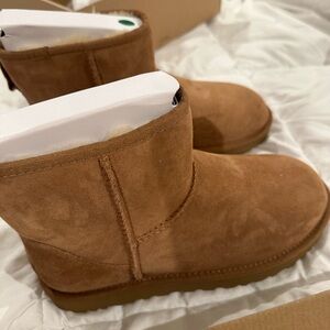 UGG Tan Suede Ankle Boots